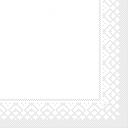 Tissue-Servietten Farbe weiß 33x33 cm 1/4-F 3-lagig