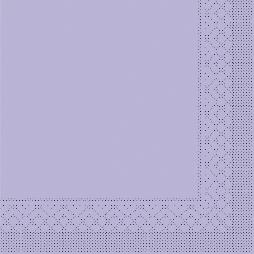 Tissue-Servietten Farbe lila/flieder 40x40 cm 1/4-F 3-lagig
