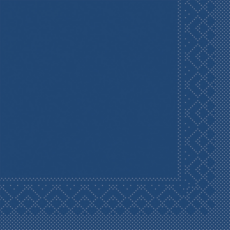 Tissue-Servietten Farbe blau 33x33 cm 1/4-F 3-lagig