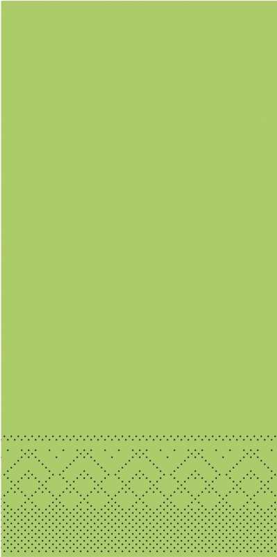 Tissue-Servietten Farbe kiwi 40x40 cm 1/8-F 3-lagig