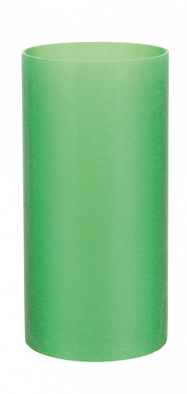 Acryl-Lampe grün Höhe ca. 14 cm - Ø 7,5 cm