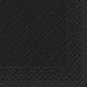 Tissue Deluxe-Servietten schwarz 40x40 4-lagig 1/4
