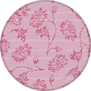 Tissue Deckchen LISBOA bordeaux Ø 90 rund