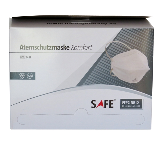 Atemschutzmaske Comfort FFP2 NR D ohne Ventil