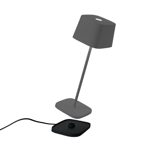 Zafferano LED-Lampe Ofelia Grigio scuro