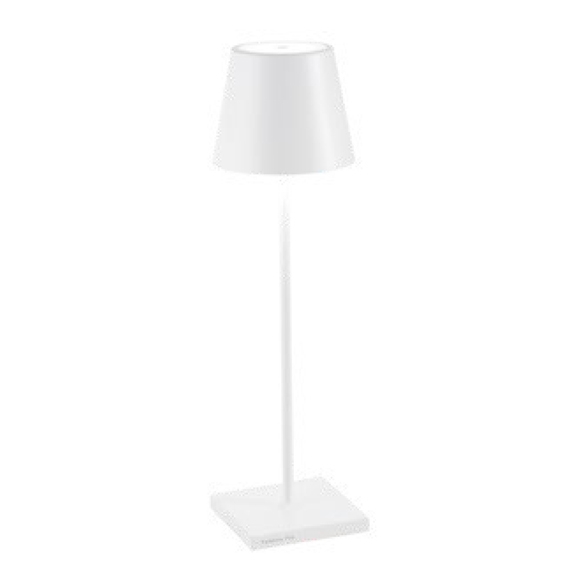 Zafferano LED-Lampe Poldina Tavolo pro Bianco