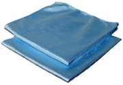 Microfaser Glastuch blau