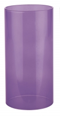 Glas-Lampe purple Höhe ca. 14 cm - Ø 7,5 cm