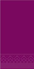 Tissue-Servietten Farbe aubergine 33x33 cm 1/8-F 3-lagig