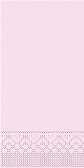 Tissue-Servietten Farbe rosa 33x33 cm 1/8-F 3-lagig