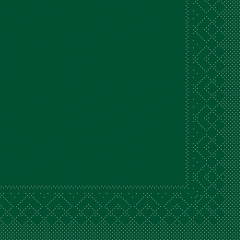 Tissue-Servietten Farbe grün 40x40 cm 1/4-F 3-lagig