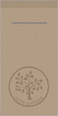 Airlaid Pocket-Napkin LOVE NATURE-JUTE beige-grey 40x40 1/8-F