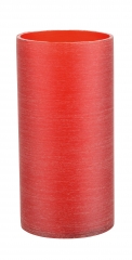 Acryl-Lampe rot Höhe ca. 14 cm - Ø 7,5 cm