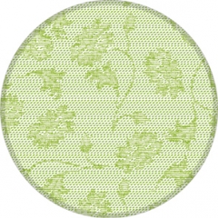 Tissue Deckchen LISBOA schilfgrün Ø 90 rund