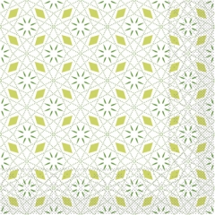 Tissue-Serviette MIA grün 40x40 1/4-Falz 3-lagig