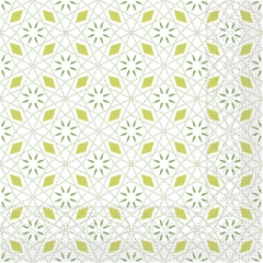 Tissue-Servietten MIA grün 33x33 1/4-F 3-lagig