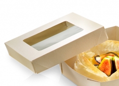 FOOD BOX DECKEL zu Artikel 1014927 mit PLA Beschichtung