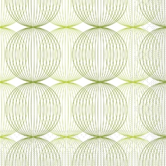 Tissue-Servietten LUDO lime-olive 24x24 1/4-F 3-lagig