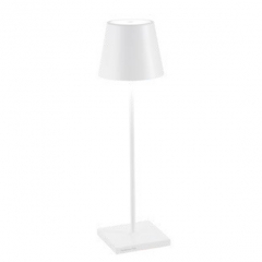Zafferano LED-Lampe Poldina Tavolo pro Bianco