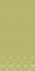 Tissue-Servietten Farbe olive 33x33 cm 1/8-F 3-lagig