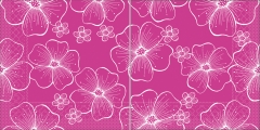Tissue-Servietten NICOLE rosa/pink 33x33 1/4-F 3-lagig