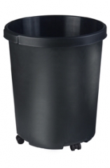Abfallbehälter 50 Liter schwarz